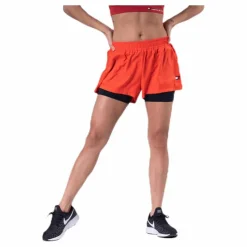 3" 2-IN 1 Woven Short LBR Orange