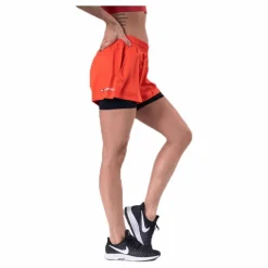 3" 2-IN 1 Woven Short LBR Orange