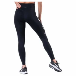 7/8 Swoosh Run Tight Black