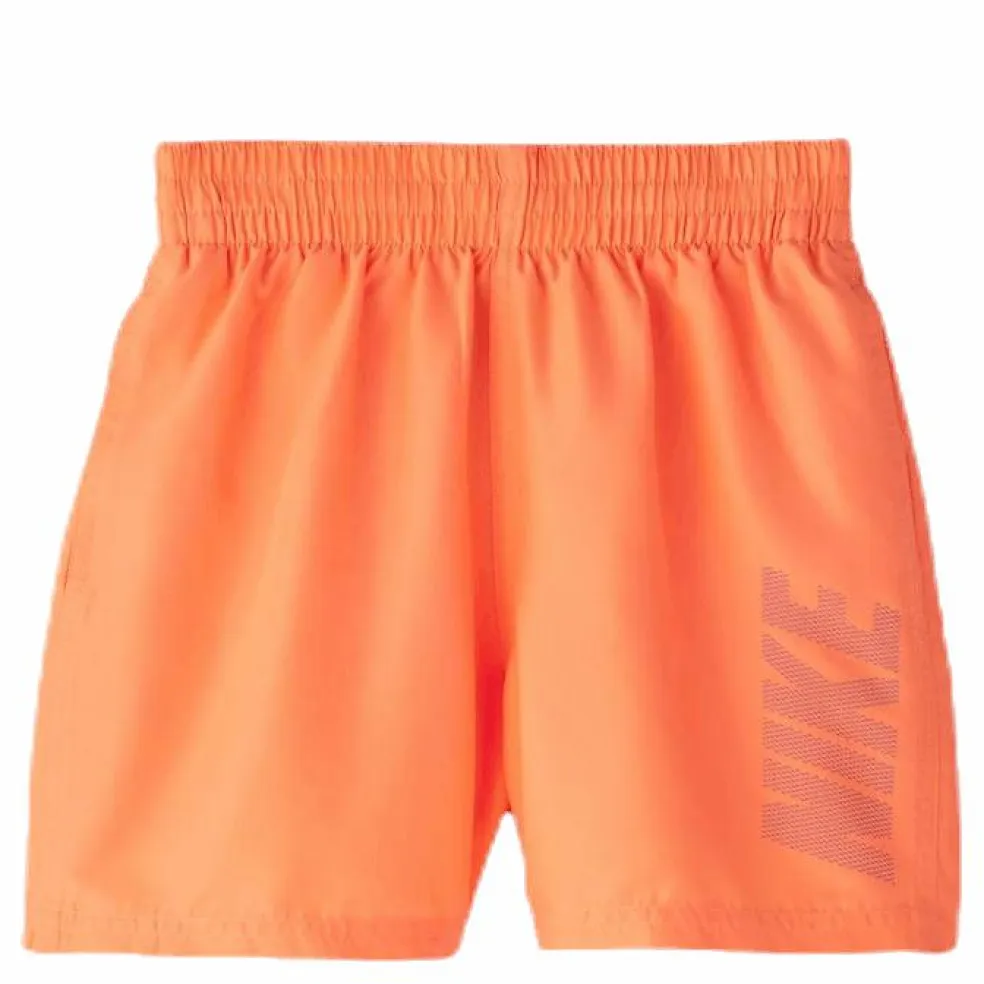 4" Volley Short Logo Solid Youth Orange