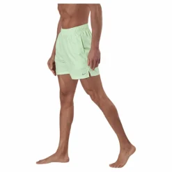 5" Volley Short Solid Green/Yellow