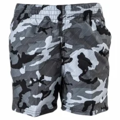 4" Volly Short Camo Junior Black