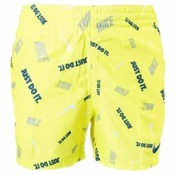 4" Volly Short Logofetti Junior Yellow