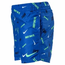 4" Volly Short Logofetti Junior Blue