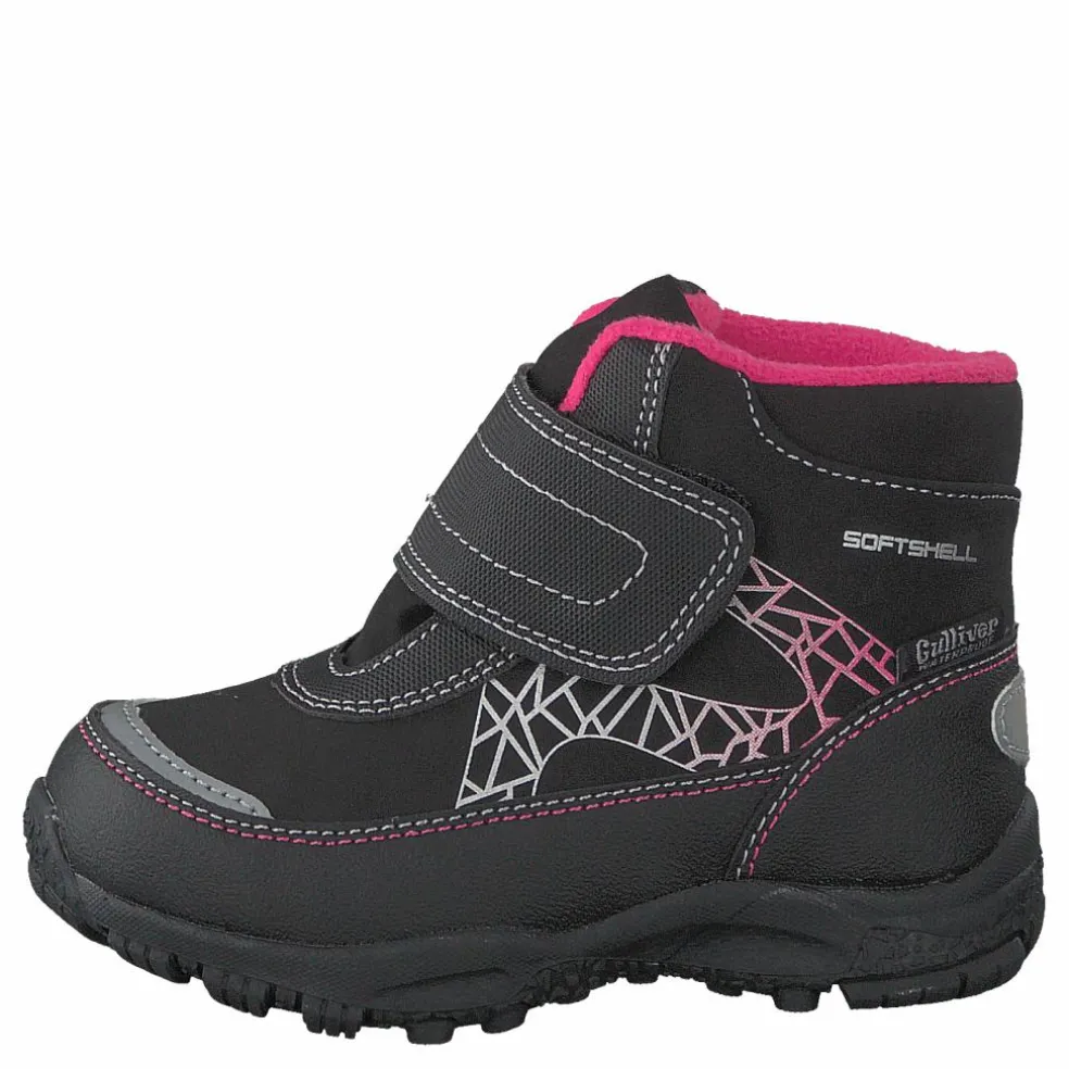 430-2962 Waterproof Warm Lined Black/fuchsia