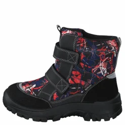 414-6107 Waterproof Warm Lined Navy/red