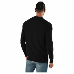 Aaron Knit Crew Neck Black