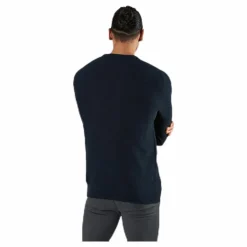 Aaron Knit Crew Neck Blue
