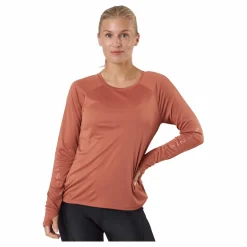 Active Logo Long Sleeve Copper Brown