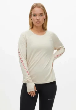 Active Logo Long Sleeve Oatmeal