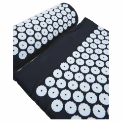 Acupressure Mat W/ Pillow Black
