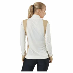 Adidas Blocked Longsleeve Tee Women Wonder White / Beige Tone