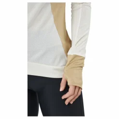 Adidas Blocked Longsleeve Tee Women Wonder White / Beige Tone