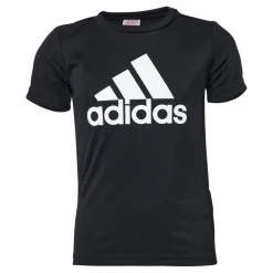 Adidas Boys D2M Big Logo T-Shirt Black / White