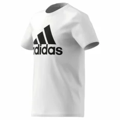 Adidas Boys Essentials Big Logo Tee White / Black