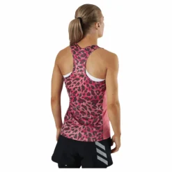 Adidas Fast Primeblue Tank Graphic Women Hazy Rose / Multicolor