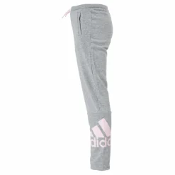 Adidas Girls Essentials Big Logo Pant Medium Grey Heather / Clear Pink
