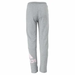 Adidas Girls Essentials Big Logo Pant Medium Grey Heather / Clear Pink