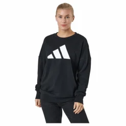 Adidas Sportswear Three Bar Sweatshirt Black