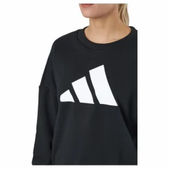 Adidas Sportswear Three Bar Sweatshirt Black