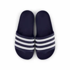Adilette Aqua Slides Dark Blue / Cloud White / Dark Blue