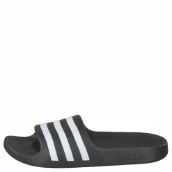 Adilette Aqua Slides Kids Core Black / Cloud White / Core Black