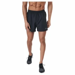 Aero 5 Inch Shorts Black/silver Reflective