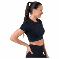 Aeroadpt SS Crop Top Black