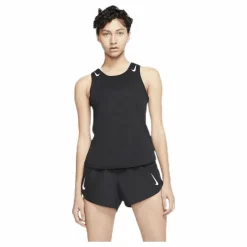 AeroSwift Running Singlet White/Black