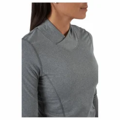 Agnes Ls Mock Neck Granite