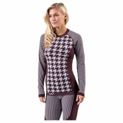 Agnes Top Purple/Brown