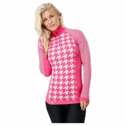 Agnes Zip Pink/White