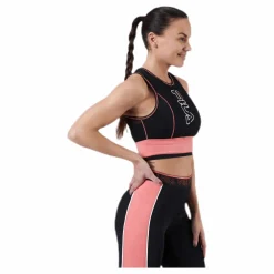 Airi Cropped Top Pink/Black