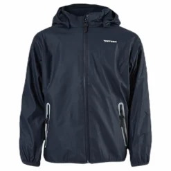 Aktiv Fleece-Lined Rain Jacket Blue