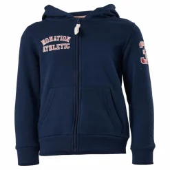 Alpha Full Zip Hood Blue