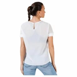 Amalie Ss Smock Top White