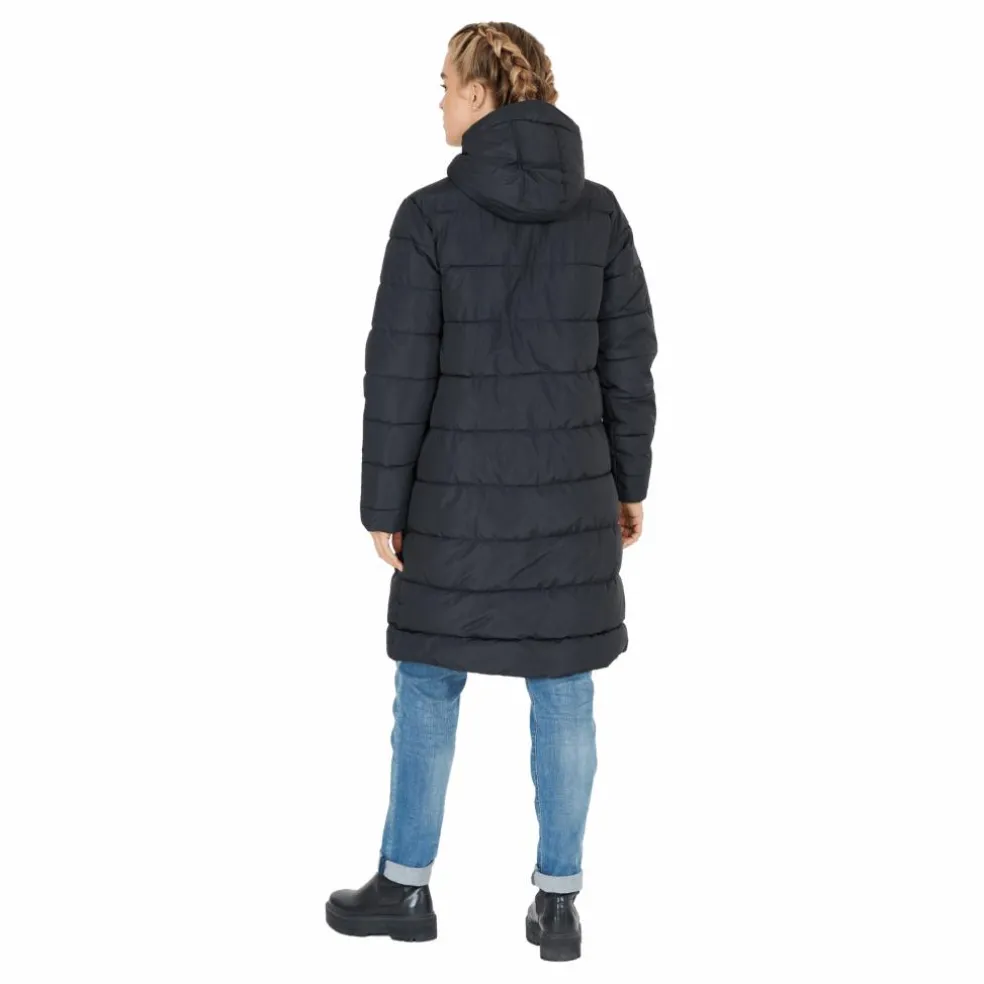 Amaretto W Long Puffer Jacket Black