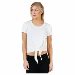 Arli S/S Knot Top White