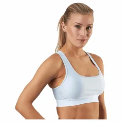 Armour Mid Crossback Bra Grey
