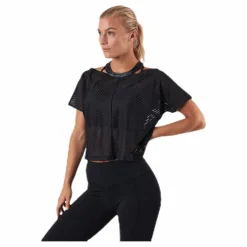 Asome Cropped Tee Black