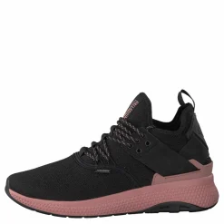 Ax_eon Lace Knit Black/Rose Tan