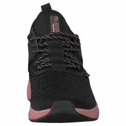 Ax_eon Lace Knit Black/Rose Tan