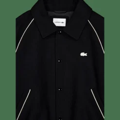 Badge Accent Wool Varsity Jack Black