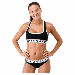 Bamboo Bralette White/Black