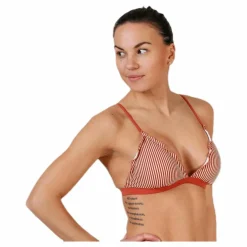 Barbara Bikini Triangle Bra Red