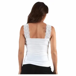 Barbera Lace Top White