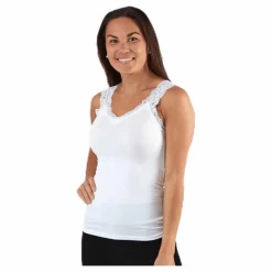 Barbera Lace Top White