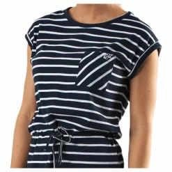 Bellevue Dress Blue/White