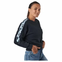 Bettens Cropped Crew Sweat 80001- Moonless Night