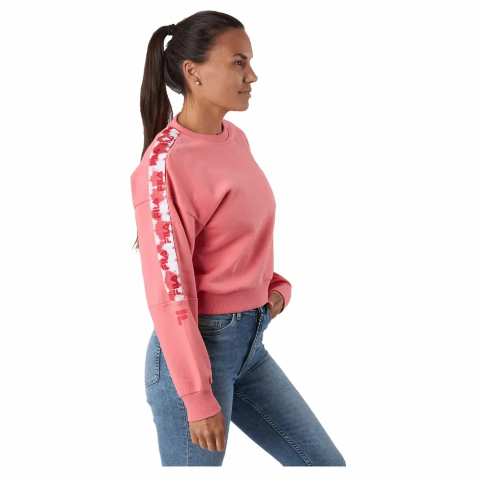 Bettens Cropped Crew Sweat 40021 - Tea Rose